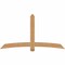 Ekena Millwork Bellingham Timber Gable Bracket, Western Red Cedar, 84"W x 45"H x 3 1/2"D x 5 1/2"F, 13/12 Pitch GBW084X45X0406BEL00SWR - alternate 1